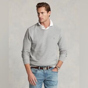 Polo Ralph Lauren Mesh-Knit Cotton Crewneck Sweater Size XL
